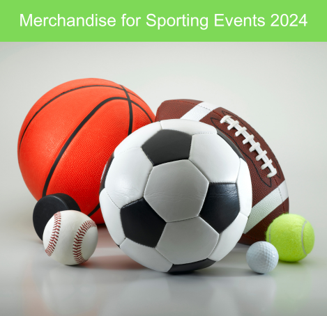 Promotional Sports Merchandise 2024 Events